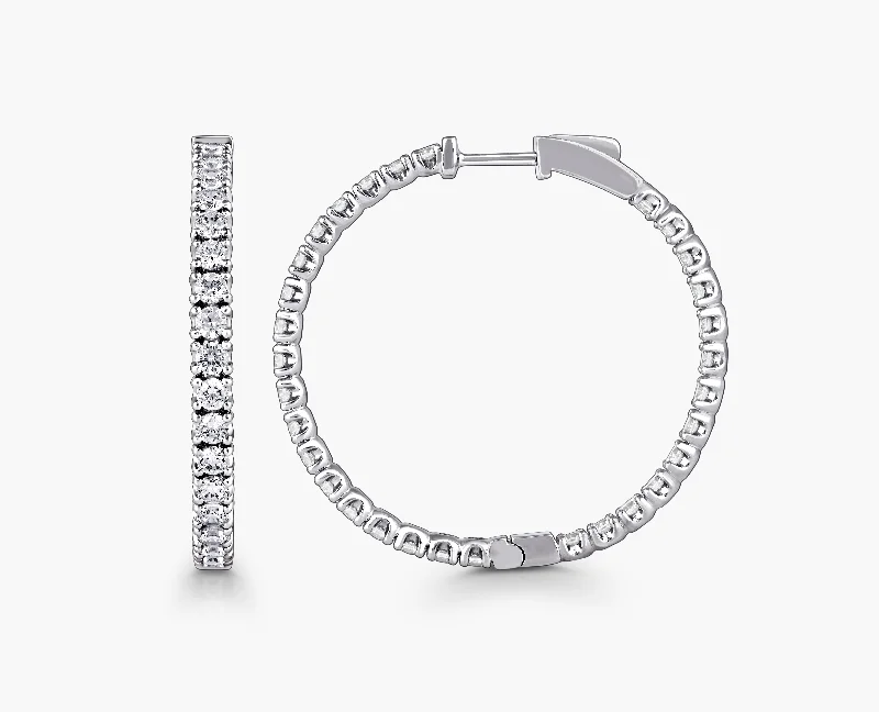 The Perfect Jewelry Piece At The Perfect Price Round Inside-Out Hoops