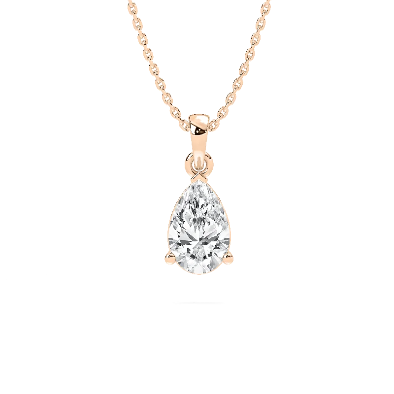 Limited Stock On Premium Jewelry At Low Prices Timeless Pear Solitaire Pendant