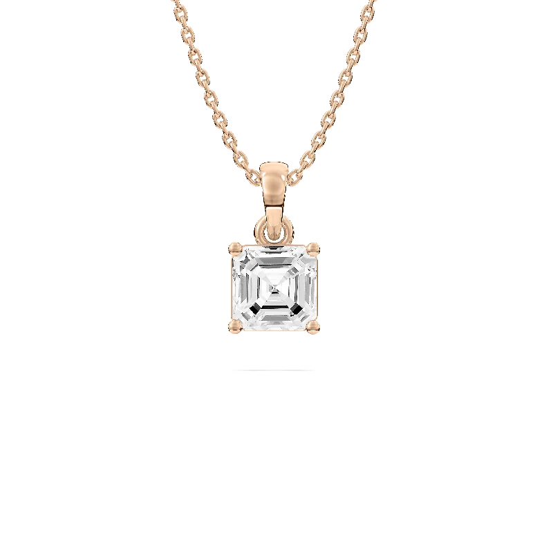 Exclusive Jewelry Sale – Limited-Time Discounts Timeless Square Emerald Solitaire Pendant